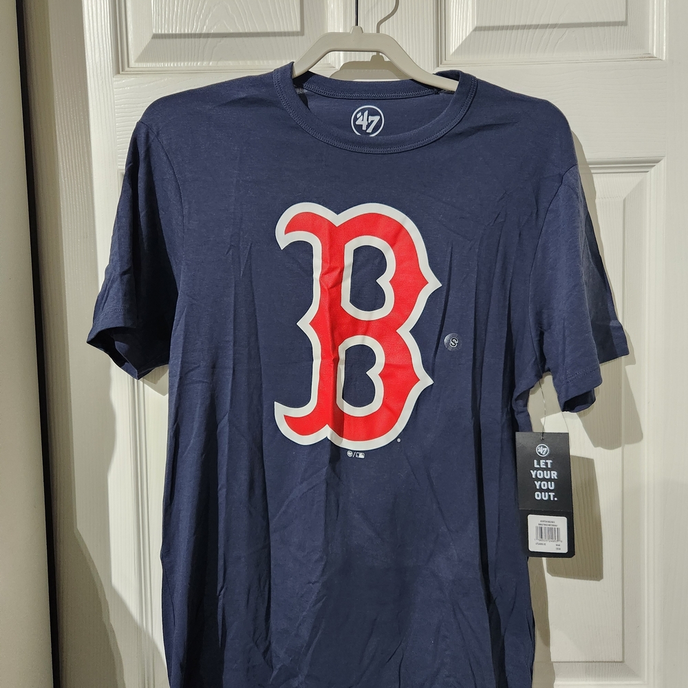 Boston Red Sox 47 Red and Navy Men's Tee